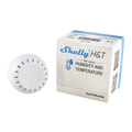 The Shelly H&T White by Shelly USA is displayed on a plain white background beside its white and blue box labeled "Humidity and Temperature.