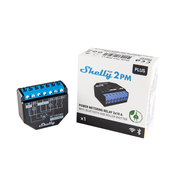Shelly Plus 2PM UL-Certified - 4 pack