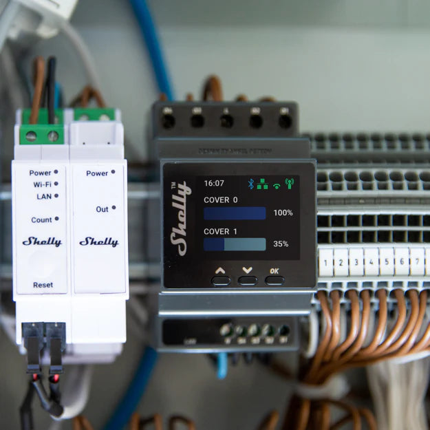 Shelly Pro Dual Cover / Shutter PM - Relay Switches - Shelly USA