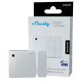 Shelly USA Wave Door/Window LR package featuring two small white rectangular sensors. The packaging highlights the brand, product name, Z-Wave support, and 912MHz frequency.