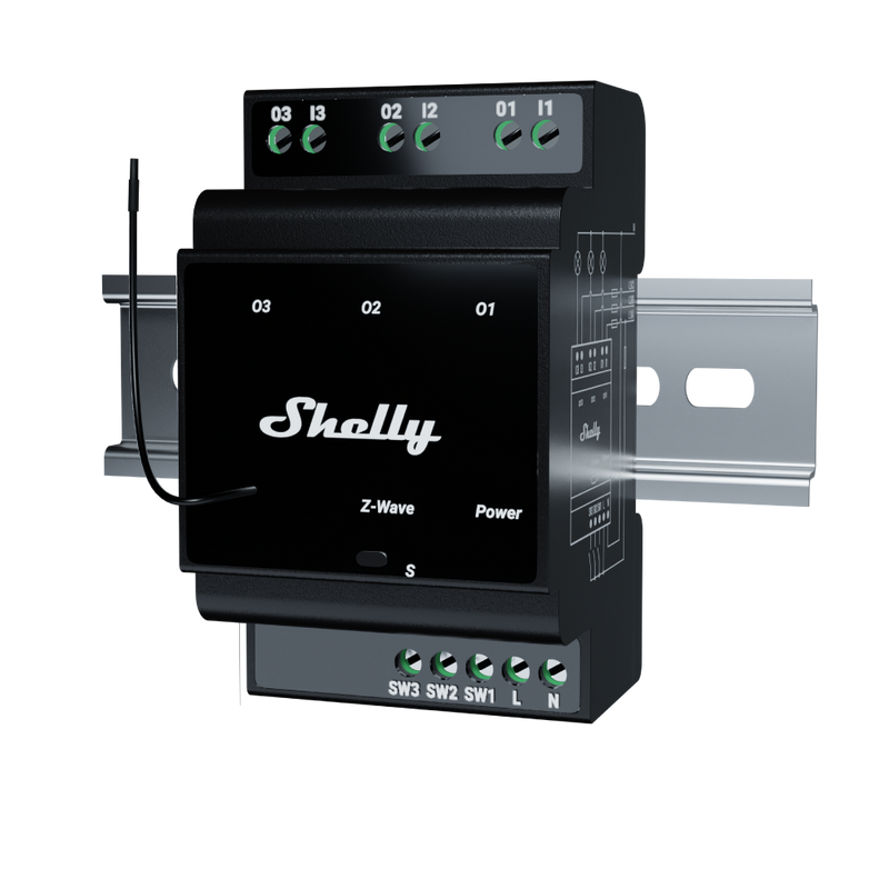 Shelly Wave Pro 3 US - | Shelly USA Shelly Wave Pro 3 US - | Shelly USA