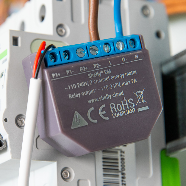 Shelly EM + 50A Clamp - Energy Meters - Shelly USA