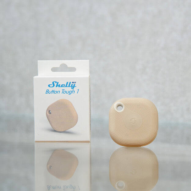 Shelly BLU Button Tough 1 Mocha - Smart Controllers - Shelly USA