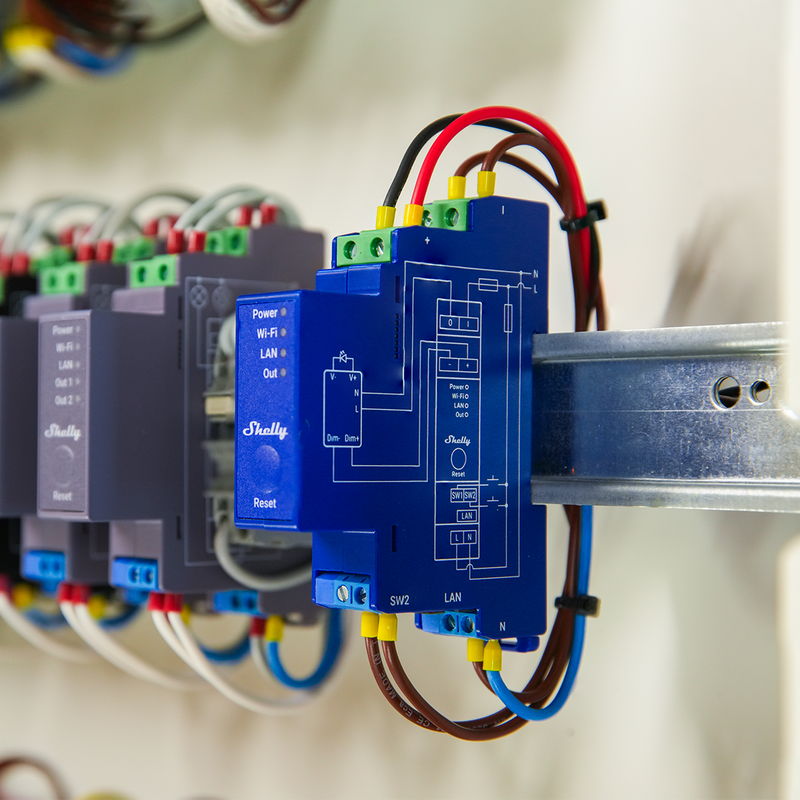 Shelly Pro Dimmer 0/1-10V PM - Dimmer Switches - Shelly USA