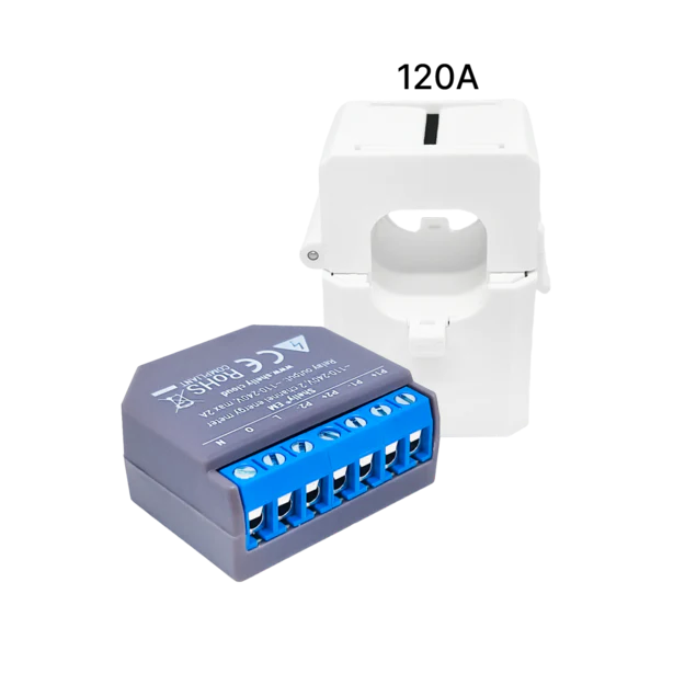 Shelly EM + 120A Clamp - Energy Meters - Shelly USA