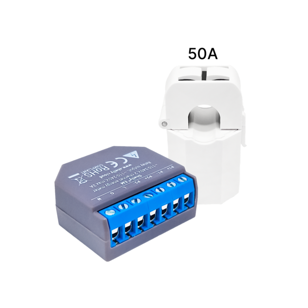 Shelly EM + 50A Clamp - Energy Meters - Shelly USA