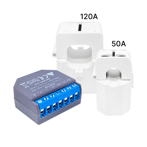 Shelly EM + 120A + 50A Clamps - Energy Meters - Shelly USA